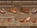 Przewodnik po rodzajach skór: licowa, nubuk, zamsz, lakierowana. Jak rozpoznać naturalną skórę po zapachu, strukturze i dotyku.