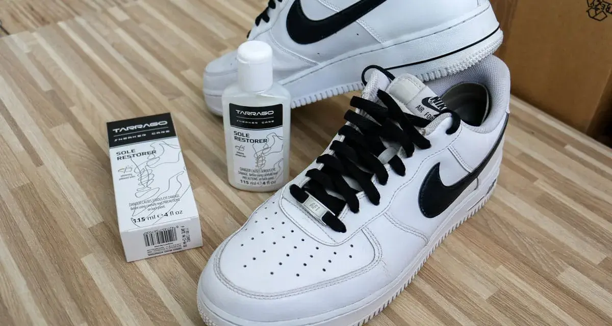 Jak skutecznie wybielić zżółknięte buty Nike Air Force i przywrócić ich blask