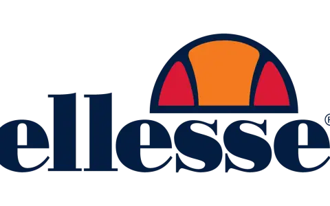 Logo marki ellesse, znanej z odzieży sportowej i lifestyle'owej.