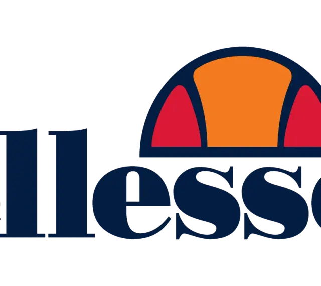Logo marki ellesse, znanej z odzieży sportowej i lifestyle'owej.