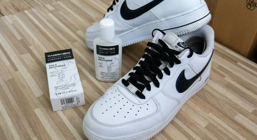 Jak skutecznie wybielić zżółknięte buty Nike Air Force i przywrócić ich blask